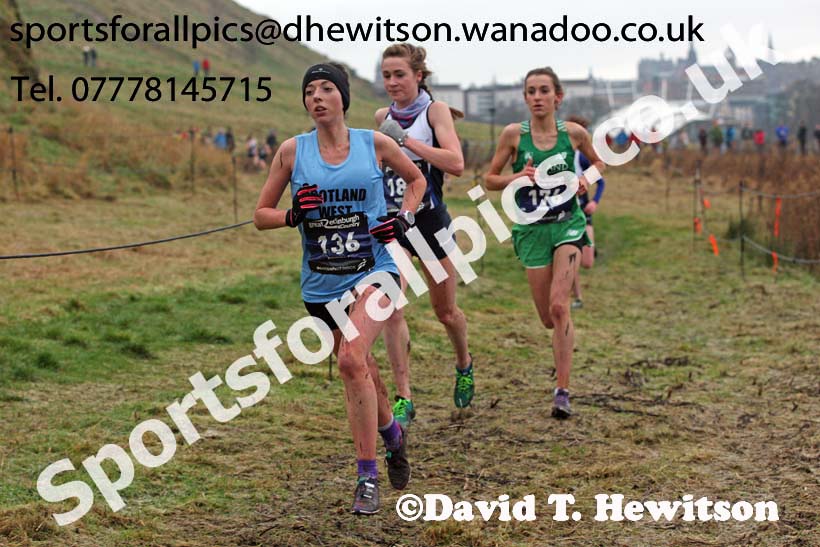 Celtic Nations senior and junior womens Great Edinburgh Cross Country. Photo: David T. Hewitson/Sports for All Pics